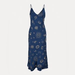 Elegant Blue Women's Dress